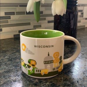 Starbucks you are here Wisconsin Mug union chairs